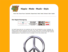 Tablet Screenshot of hippie24.de